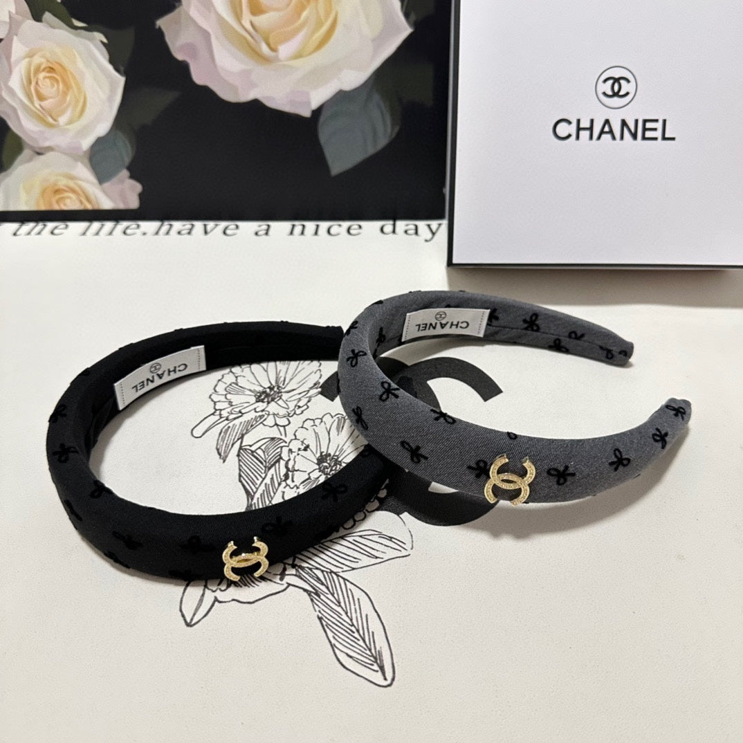 BLACK FABRIC HAIRBAND 432839