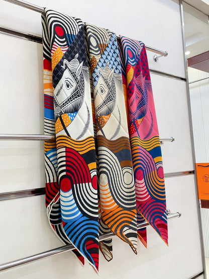 SCARF 140 CM COLORFUL 388171