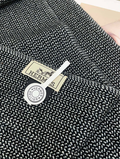 GRANITE MUFFLER 180 CM SCARF IN MARINE MIX BLEU MOYEN CASHMERE