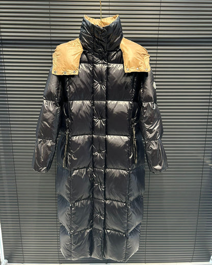 Women’s Luxury Moncler-Style Long Puffer Coat with Hood-Style267