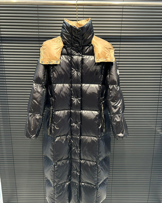 Women’s Luxury Moncler-Style Long Puffer Coat with Hood-Style267