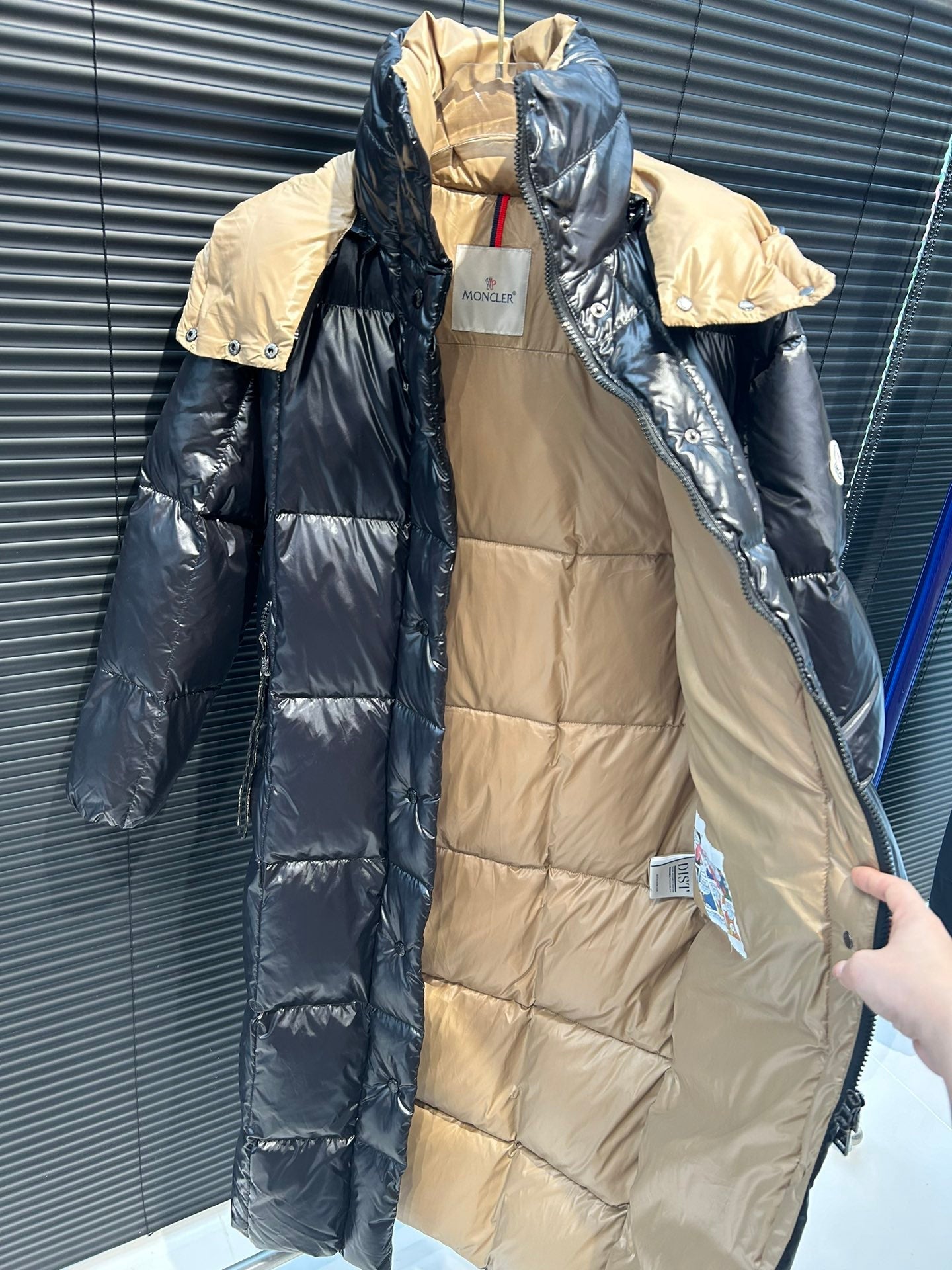Women’s Luxury Moncler-Style Long Puffer Coat with Hood-Style267