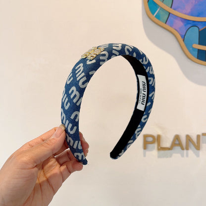 CLASSIC BLUE HEADBAND DENIM 402880