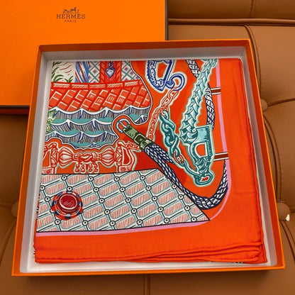 HERMES 25S SCARF 90 IN SILK 703684