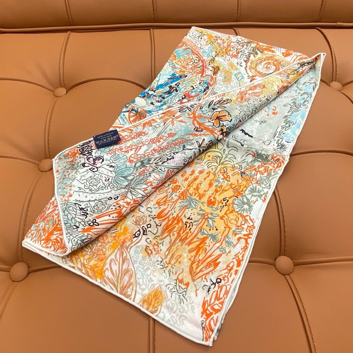 HERMES 25S SCARF 90 IN SILK 703688