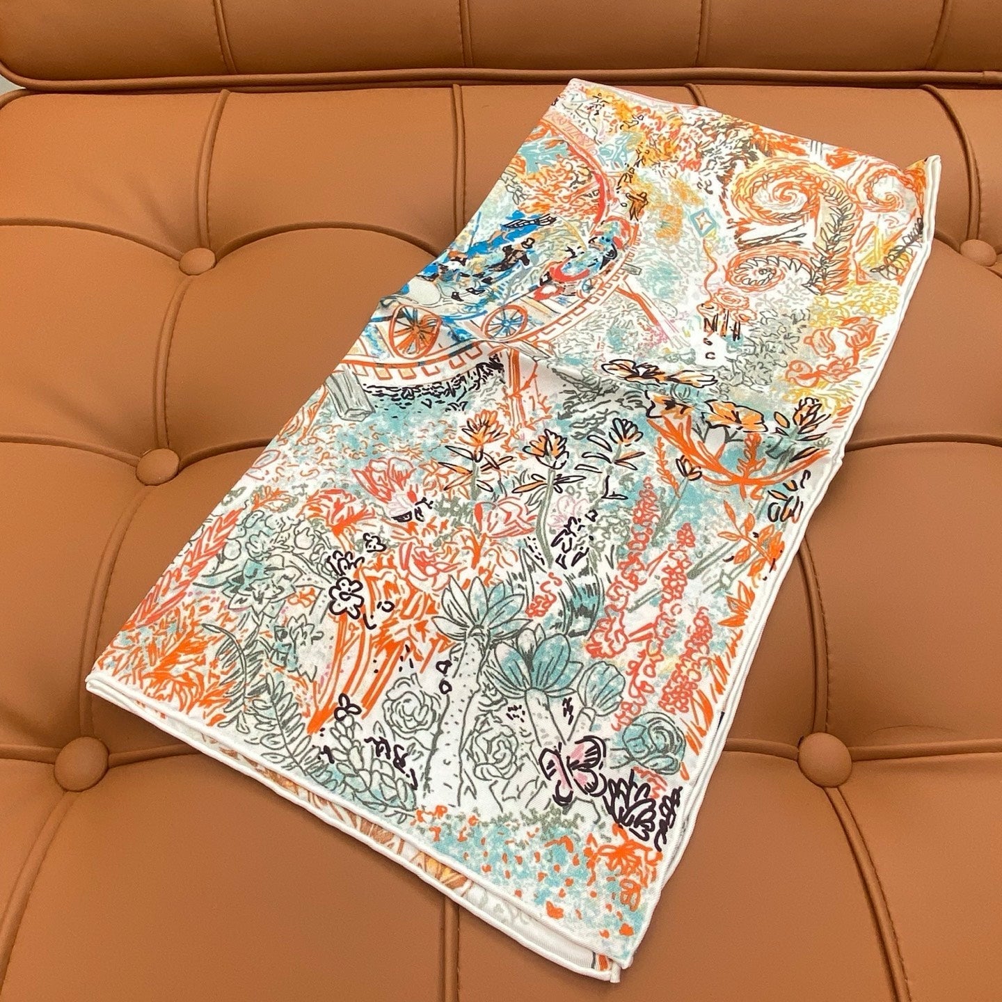 HERMES 25S SCARF 90 IN SILK 703688
