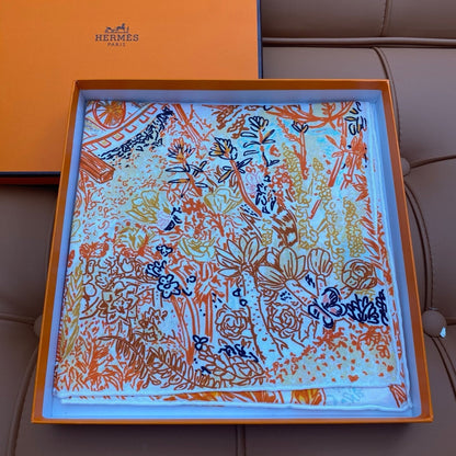 HERMES 25S SCARF 90 IN SILK 703689