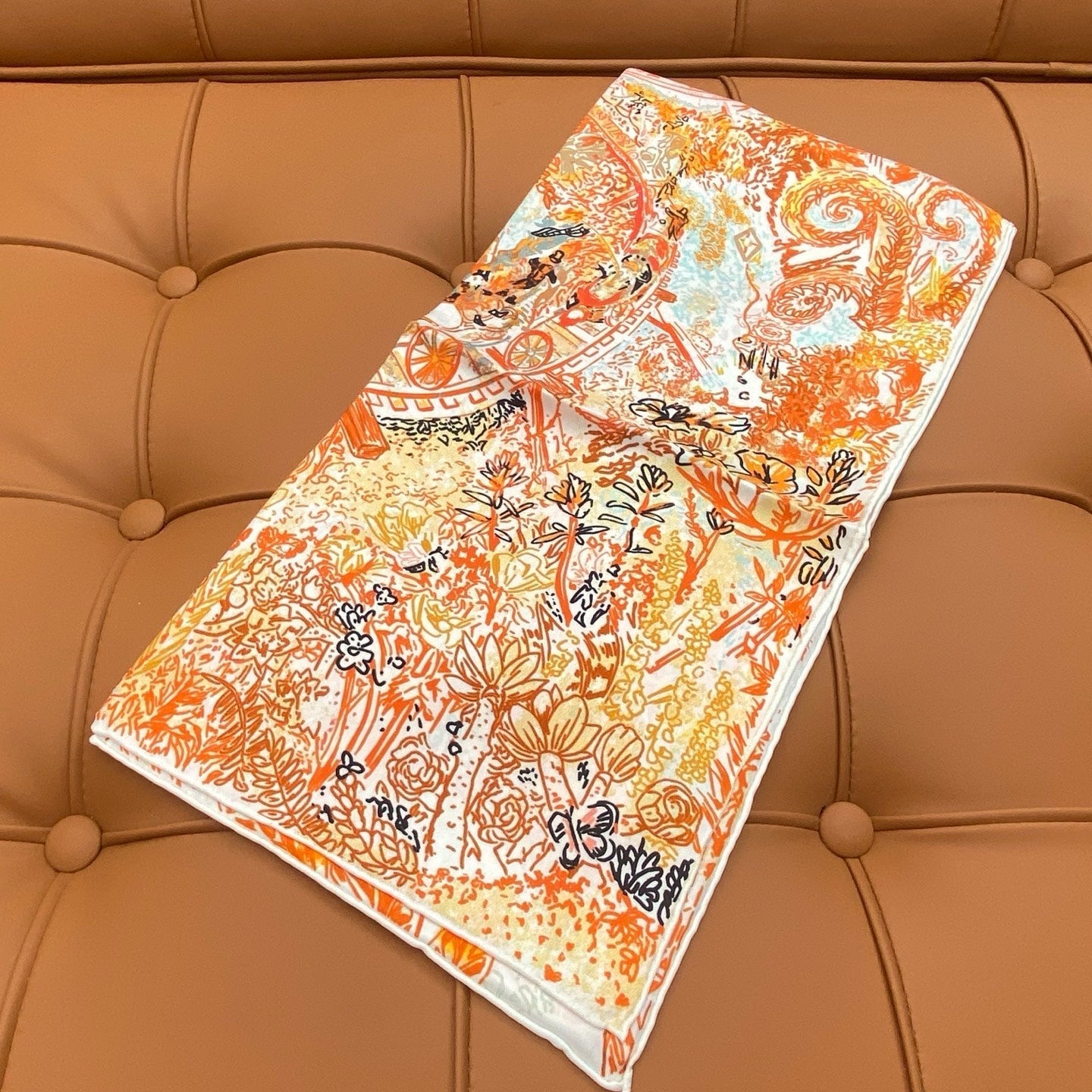 HERMES 25S SCARF 90 IN SILK 703689