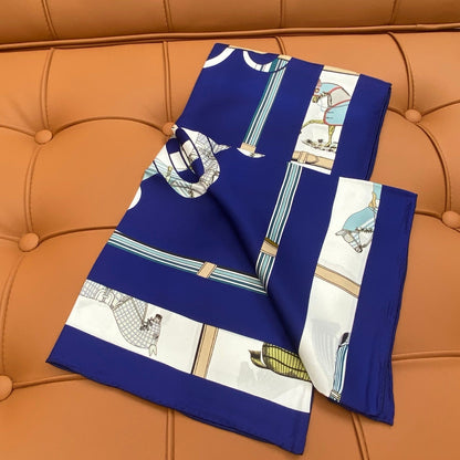 HERMES 25S SCARF 90 IN SILK 703707