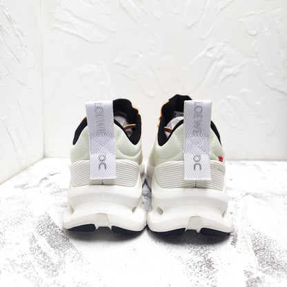 CLOUDTILT 2.0 SNEAKER PALE GRAY MIX PALE ORANGE CALFSKIN AND BREATHABLE MESH