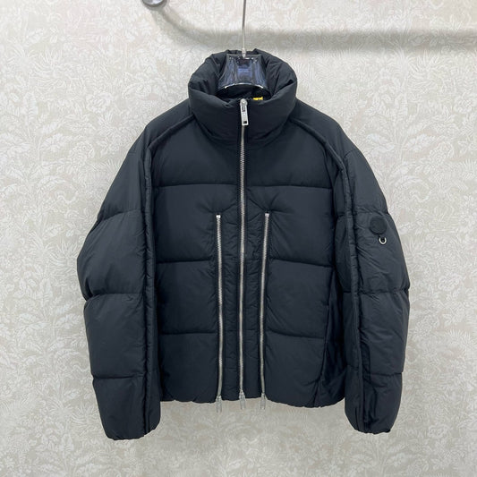 Moncler Style Women’s Short Down Puffer Jacket In Black – Style 076