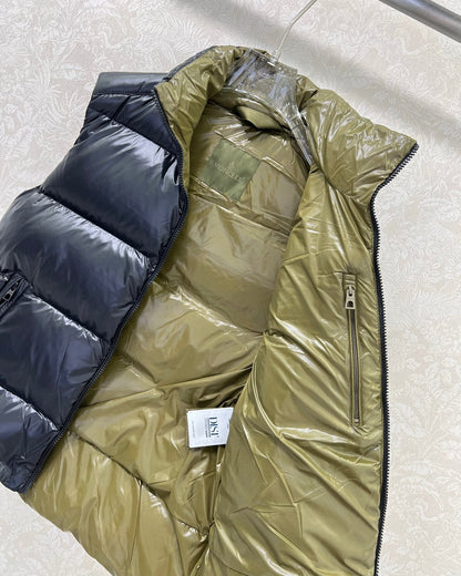 Moncler Style Black Puffer Vest-Style10