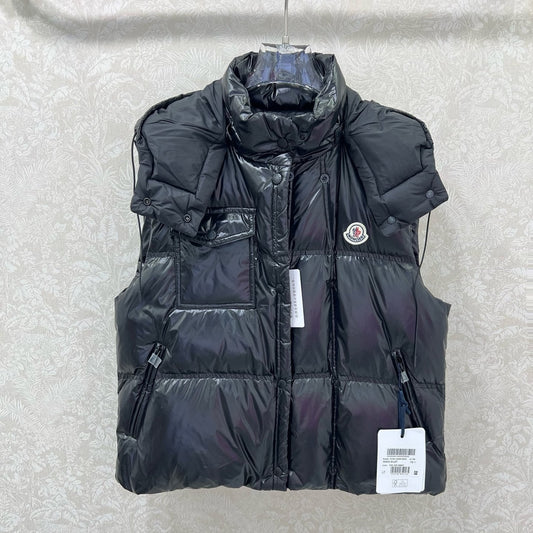Moncler Style Women’s Hooded Down Puffer Vest – Style 299316