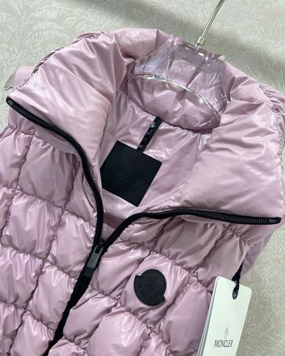Moncler Style Purple Puffer Vest-Style9