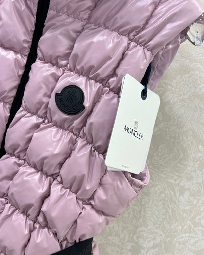 Moncler Style Purple Puffer Vest-Style9
