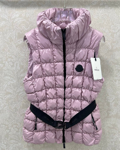 Moncler Style Purple Puffer Vest-Style9