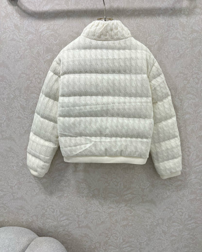 Women's Moncler Lightweight Puffer Jacket White Color-Style235
