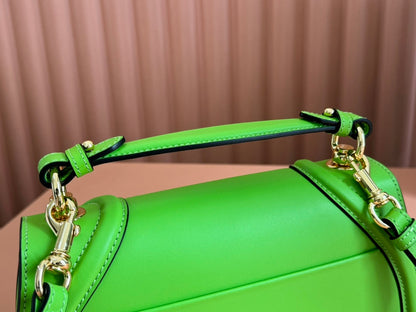 GUCCI 26S BLONDIE BAG 27 IN GREEN CALFSKIN