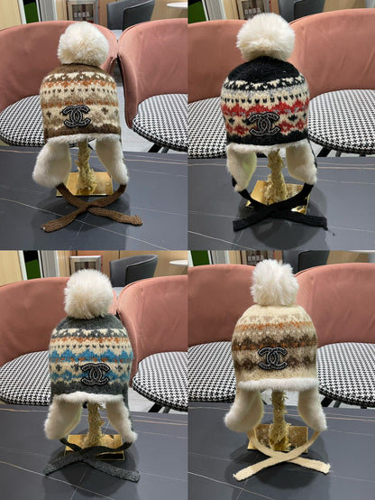 PLUSH WINTER HAT COLORFUL 431202