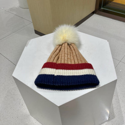 BEANIE HAT IN COLORFUL WOOL 434721