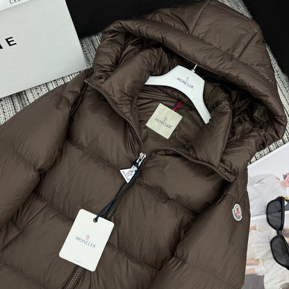 Women’s Luxury Moncler-Style Long Puffer Coat with Hood-Style268