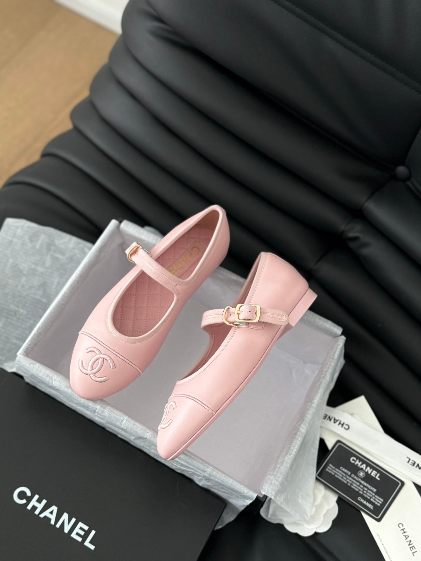 MARY JANE SHOES IN LIGHT PINK LAMBSKIN