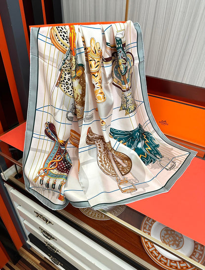 HERMES 25S SCARF 90 IN SILK 001