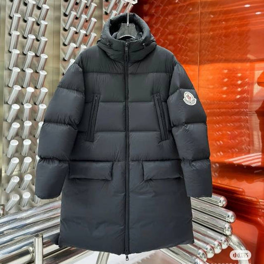 Moncler Style Women’s Mid-Length Down Puffer Coat In Black – Style 050