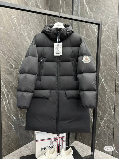 Moncler Style Women’s Mid-Length Down Puffer Coat In Black – Style 050