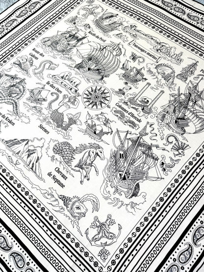 HERMES 25S SCARF 135 IN CASHMERE SILK 729038