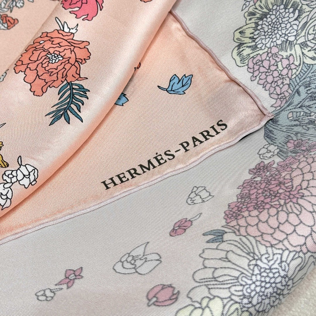 HERMES 25S SCARF 90 IN SILK 729029