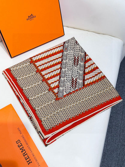 HERMES 25S SCARF 140 IN SILK 727339