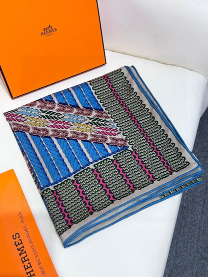 HERMES 25S SCARF 140 IN SILK 727341