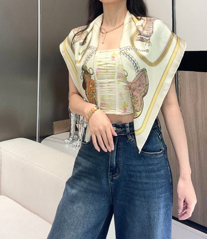 HERMES 25S SCARF 90 IN SILK 733951