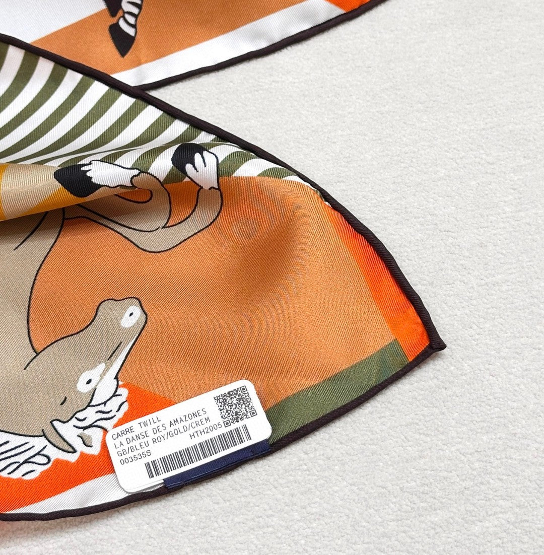 HERMES 25S SCARF 90 IN SILK 730646