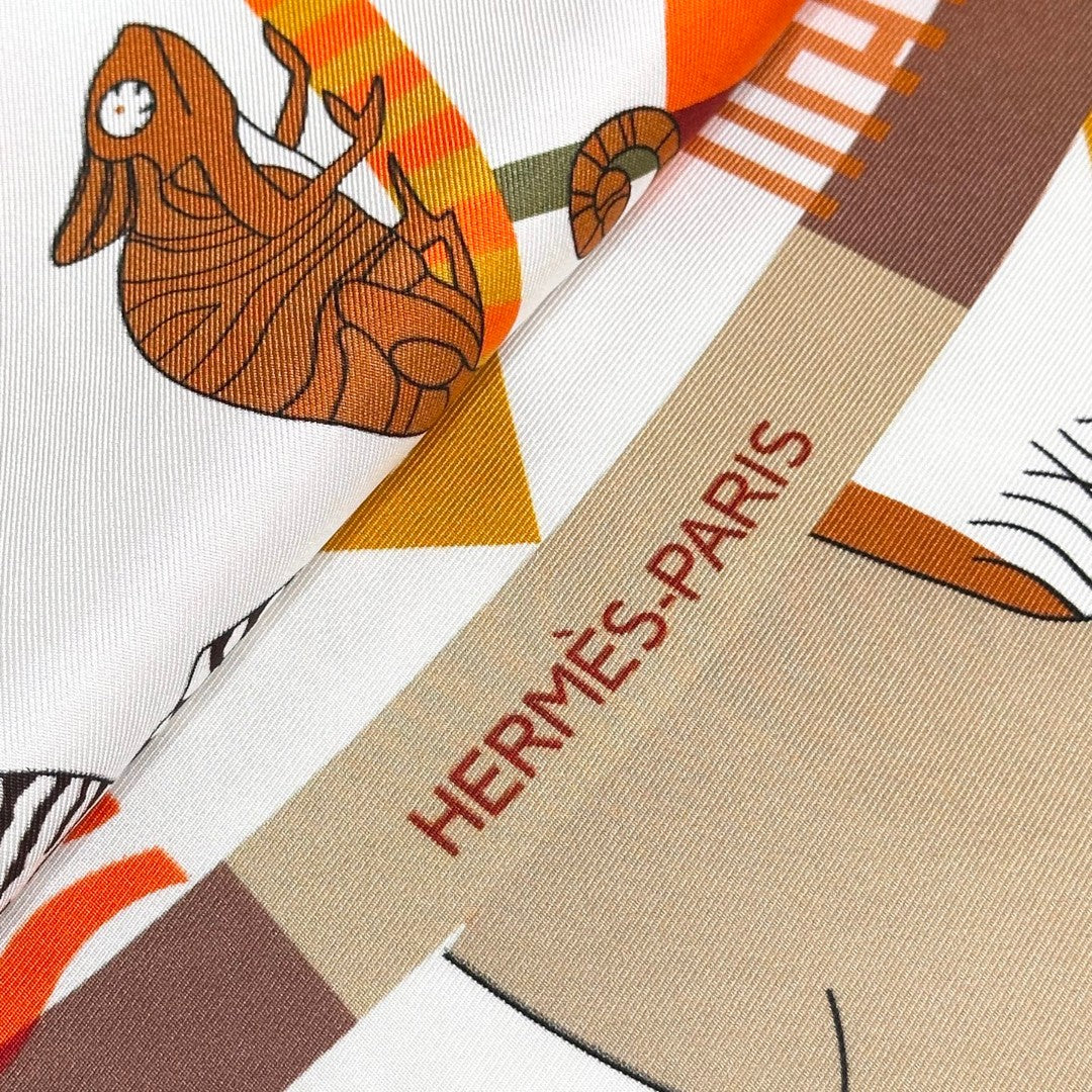 HERMES 25S SCARF 90 IN SILK 730646