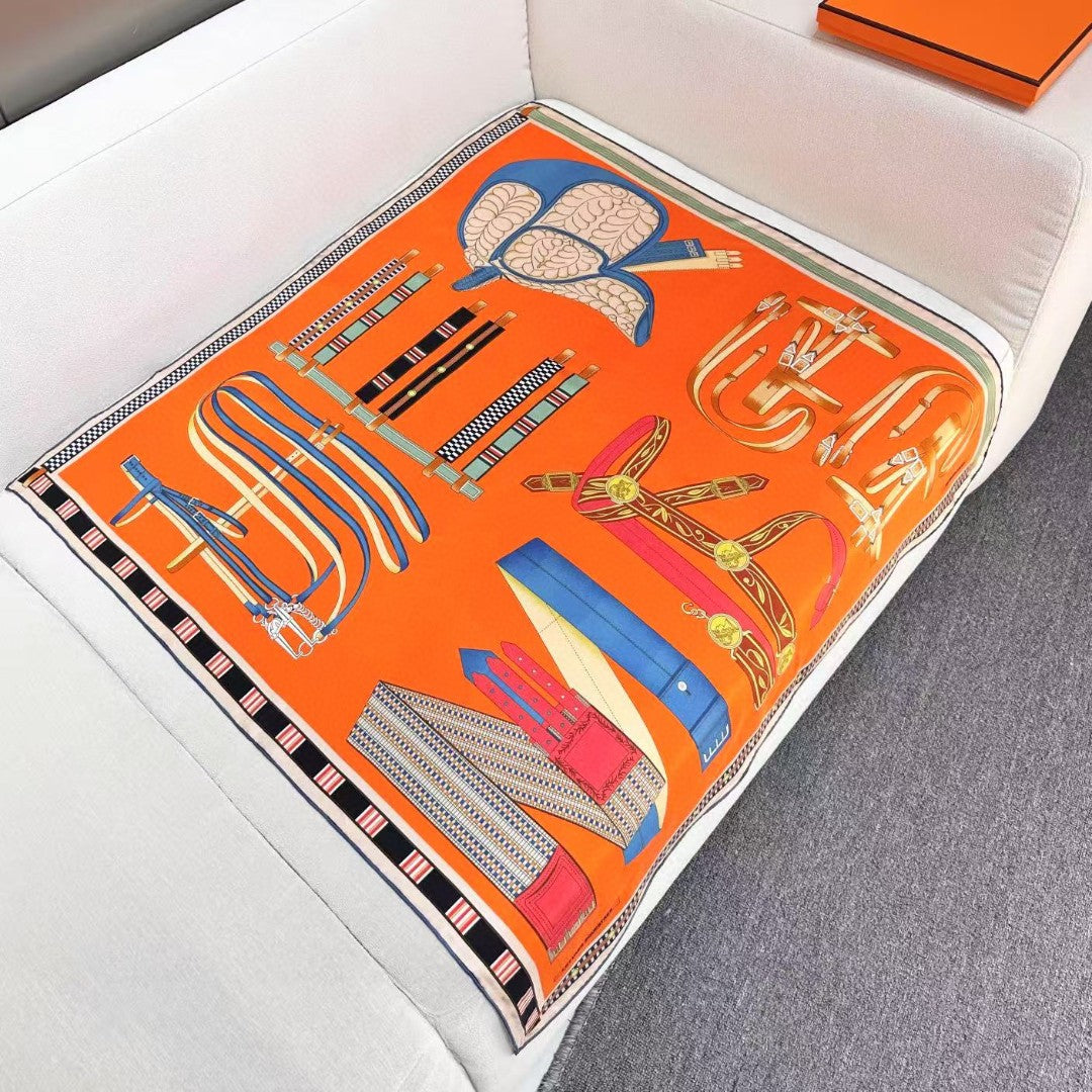 HERMES 25S SCARF 90 IN SILK 735838