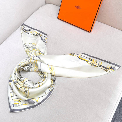 HERMES 25S SCARF 90 IN SILK 737178