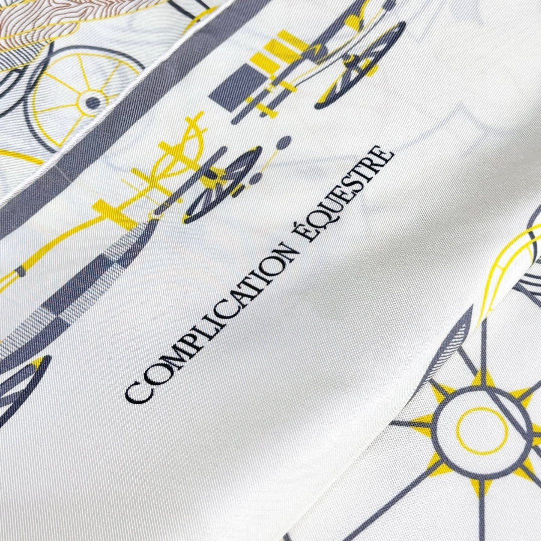 HERMES 25S SCARF 90 IN SILK 737178