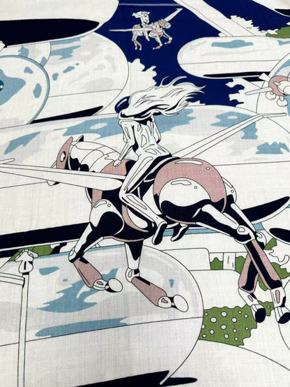 HERMES 25S SCARF 140 IN SILK 732118