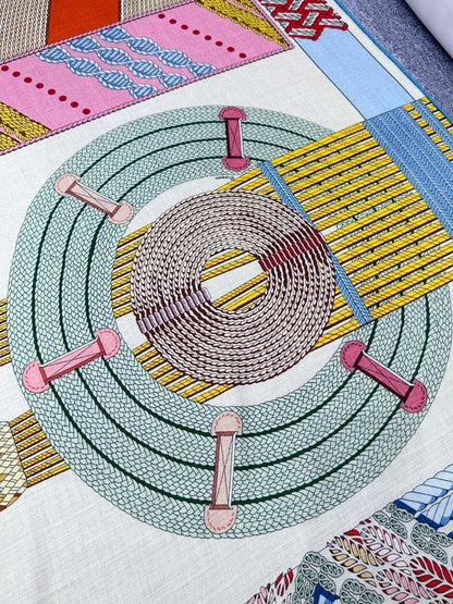 HERMES 25S SCARF 140 IN SILK 727338