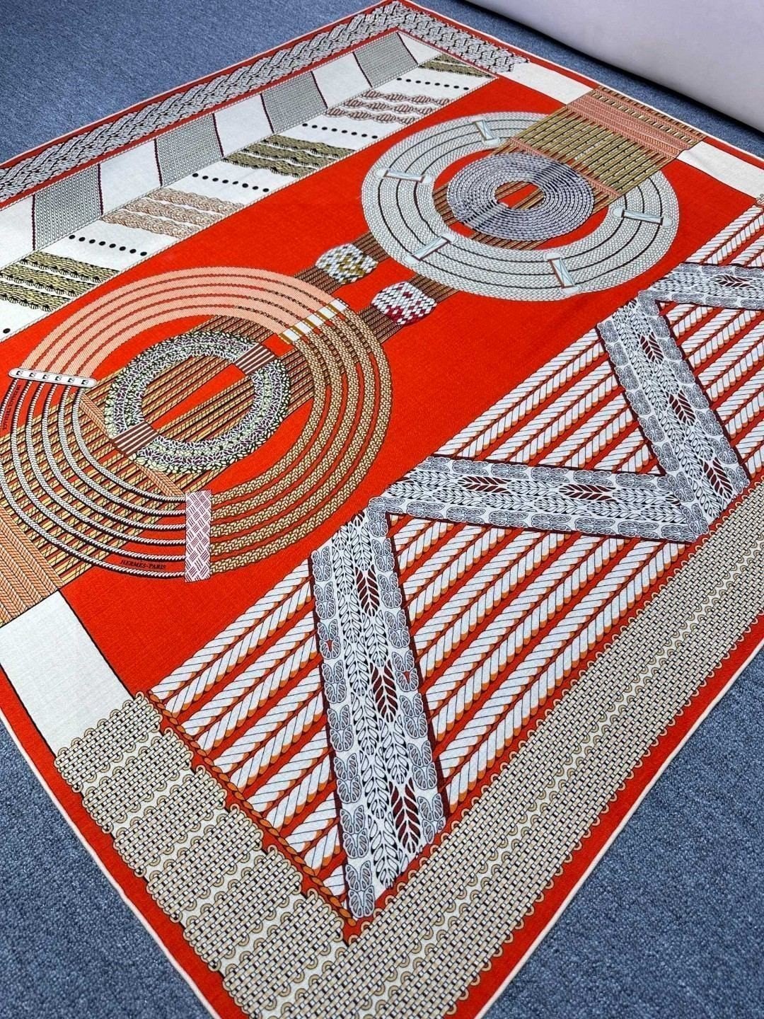 HERMES 25S SCARF 140 IN SILK 727339