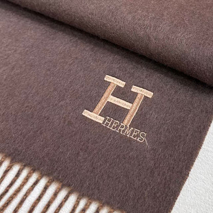 HERMES 25S SCARF 190 IN CASHMERE 986000