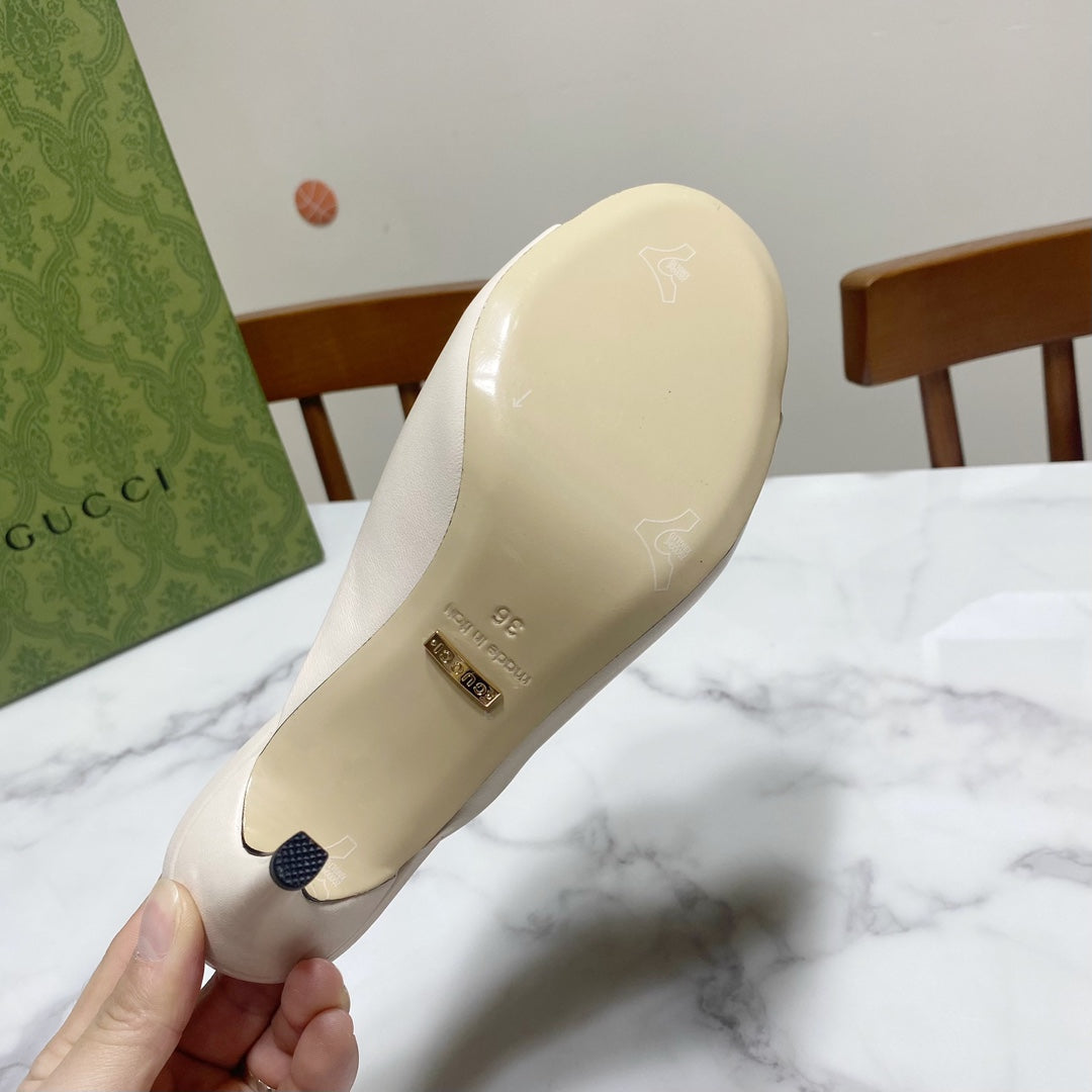 GUCCI 26S HORSEBIT HIGH-HEELED SANDALS 80 MM IN CREAM WHITE CALFSKIN