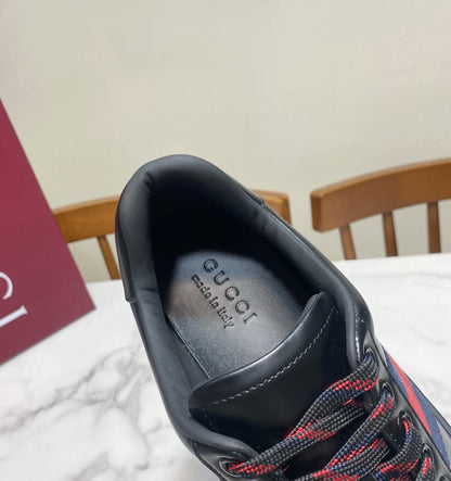 GUCCI 26S SNEAKER IN BLACK CALFSKIN