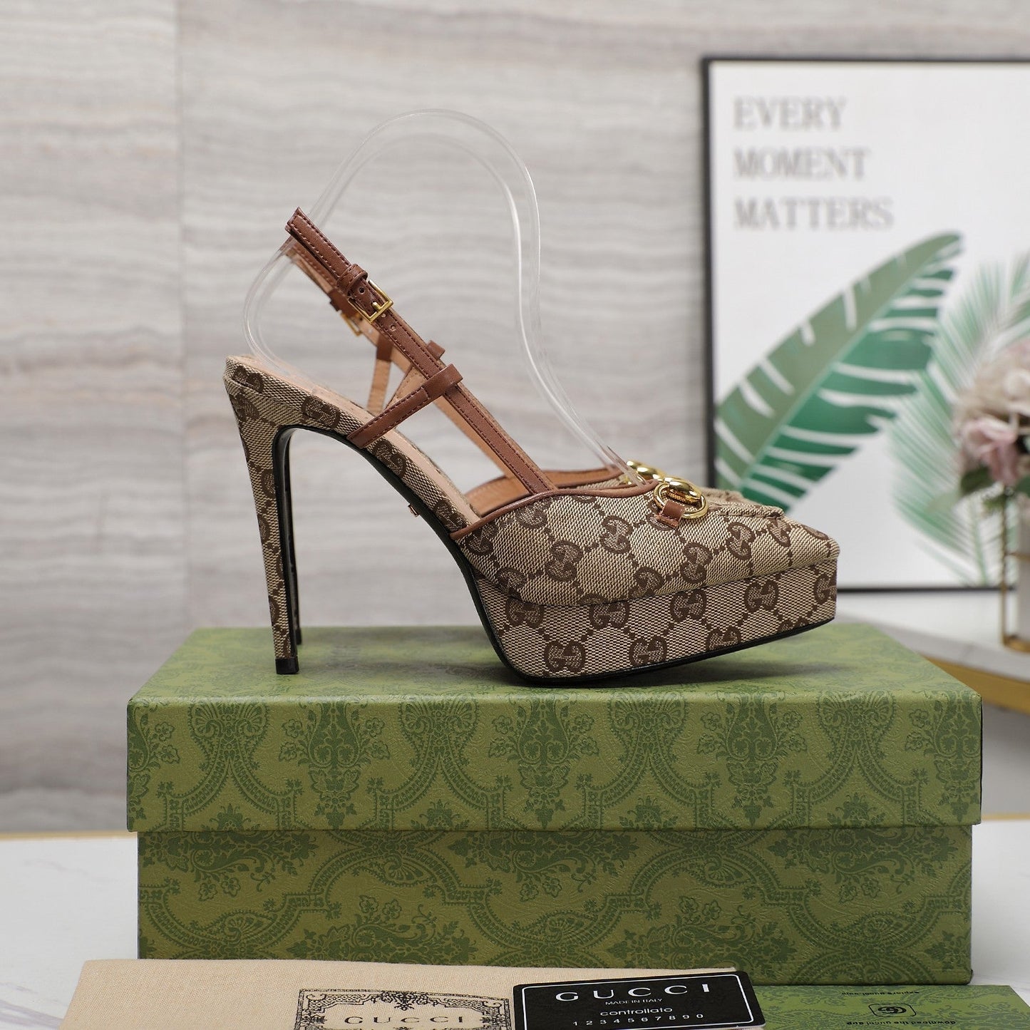 GG Valentino High heels Brown