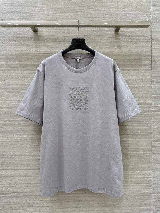 Loewe 25 Relaxed Fit T-shirt Light Grey Cotton