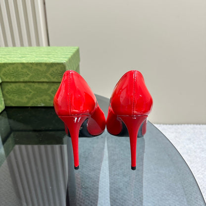 GG 105 HIGH HEEL PUMP CANDY LAMBSKIN