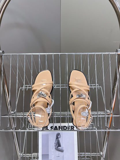 JUNE SANDAL BEIGE CALFSKIN