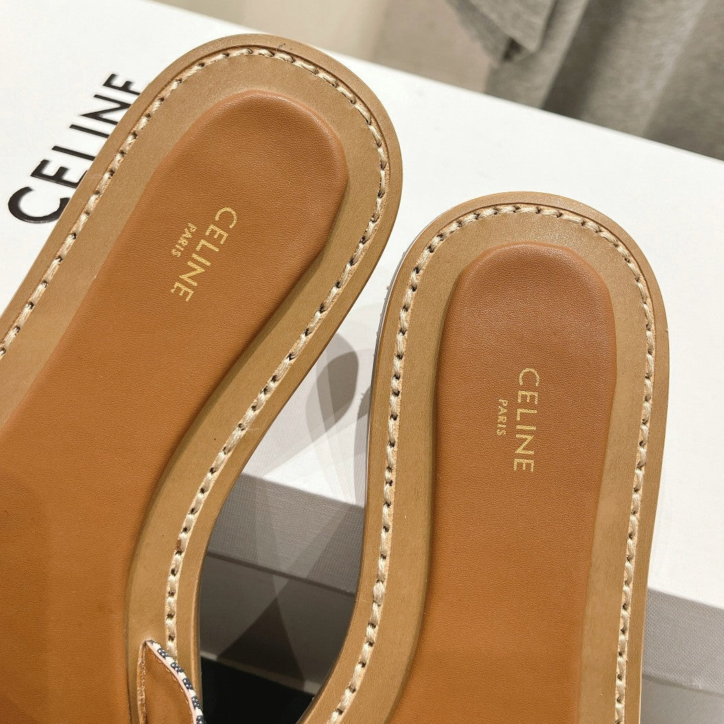 LYMPIA MULE IN TRIOMPHE JACQUARD WOOLLEN FABRIC White Black Caro